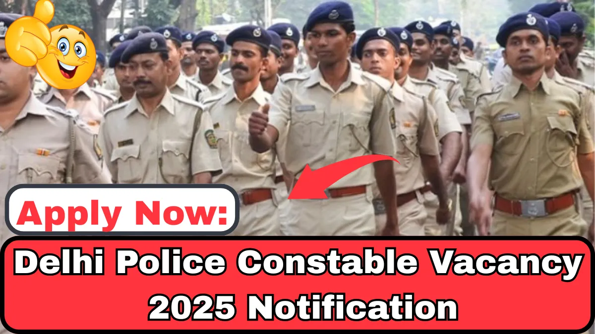 delhi-police-vancy-Notification